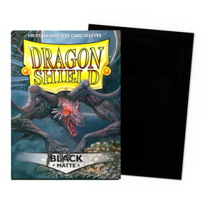 Dragon Shield – 100 Fundas de Cartas Standard Matte – Black