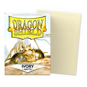 Dragon Shield – 100 Fundas de Cartas Standard Matte – Ivory