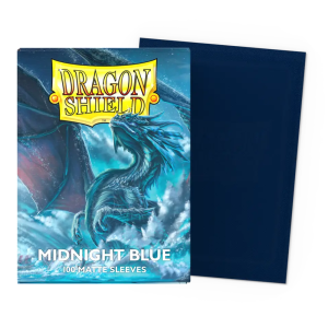 Dragon Shield – 100 Fundas de Cartas Standard Matte – Midnight Blue