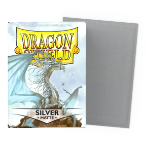 Dragon Shield – 100 Fundas de Cartas Standard Matte – Silver